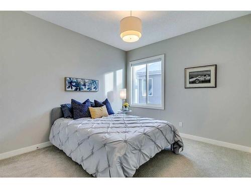 671 Cranston Avenue Se, Calgary, AB - Indoor Photo Showing Bedroom