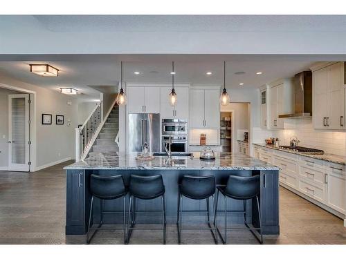 671 Cranston Avenue Se, Calgary, AB - Indoor Photo Showing Kitchen With Upgraded Kitchen