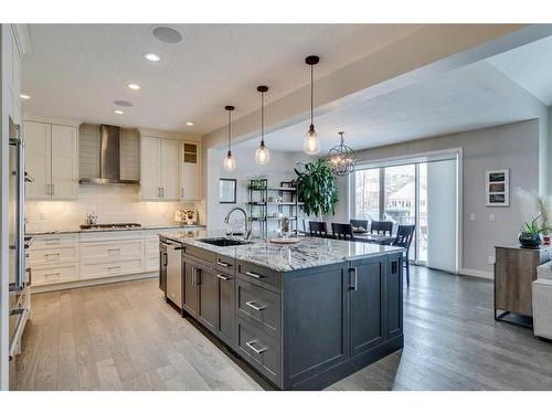 671 Cranston Avenue Se, Calgary, AB - Indoor Photo Showing Kitchen With Upgraded Kitchen