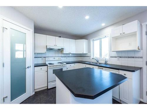 96 Taradale Drive Ne, Calgary, AB - Indoor Photo Showing Kitchen With Double Sink