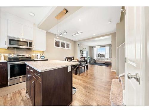 103 Redstone Boulevard Ne, Calgary, AB - Indoor Photo Showing Kitchen With Upgraded Kitchen