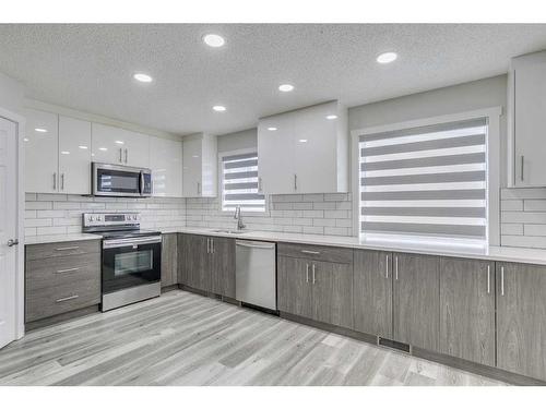 58 Anaheim Place Ne, Calgary, AB - Indoor Photo Showing Kitchen With Stainless Steel Kitchen With Upgraded Kitchen