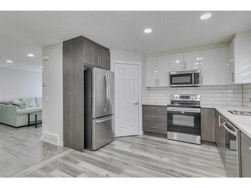 58 Anaheim Place Ne, Calgary, AB - Indoor Photo Showing Kitchen With Stainless Steel Kitchen With Upgraded Kitchen