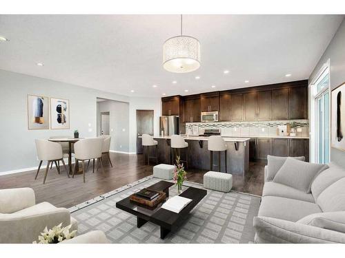 228 Cranarch Crescent Se, Calgary, AB - Indoor Photo Showing Living Room