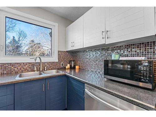 6810 6 Street Sw, Calgary, AB - Indoor Photo Showing Kitchen With Double Sink