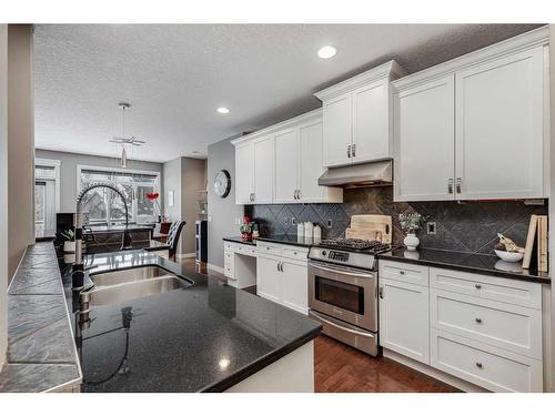 69 Discovery Ridge Hill Sw, Calgary, AB - Indoor Photo Showing Kitchen With Double Sink With Upgraded Kitchen