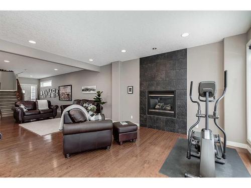 69 Discovery Ridge Hill Sw, Calgary, AB - Indoor With Fireplace