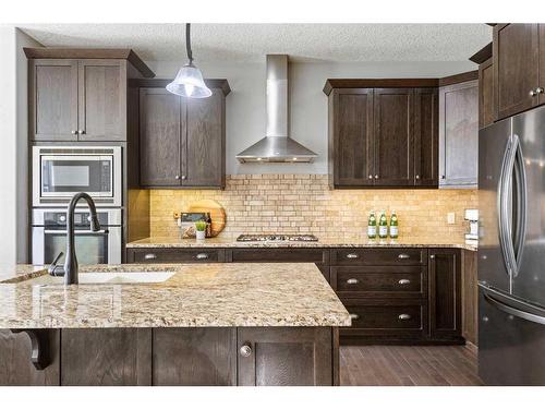 7 Copperleaf Terrace Se, Calgary, AB - Indoor Photo Showing Kitchen With Upgraded Kitchen