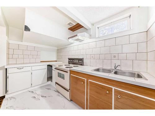 3719 Whitehorn Drive Ne, Calgary, AB - Indoor Photo Showing Kitchen With Double Sink