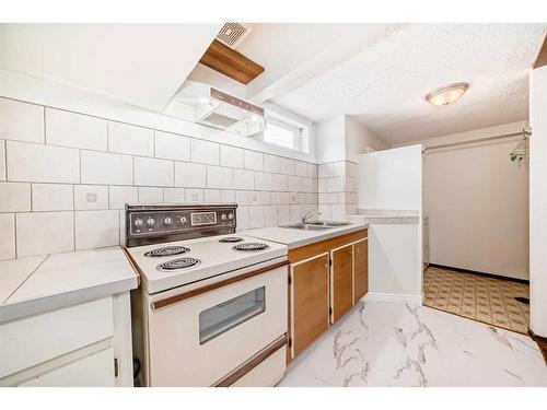 3719 Whitehorn Drive Ne, Calgary, AB - Indoor Photo Showing Kitchen With Double Sink