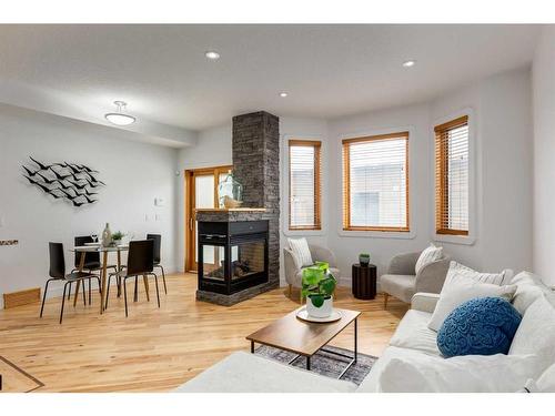 2325 22 Avenue Sw, Calgary, AB - Indoor Photo Showing Living Room With Fireplace