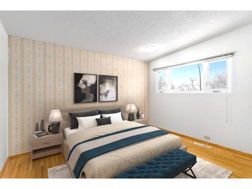 1015 Motherwell Road Ne, Calgary, AB - Indoor Photo Showing Bedroom