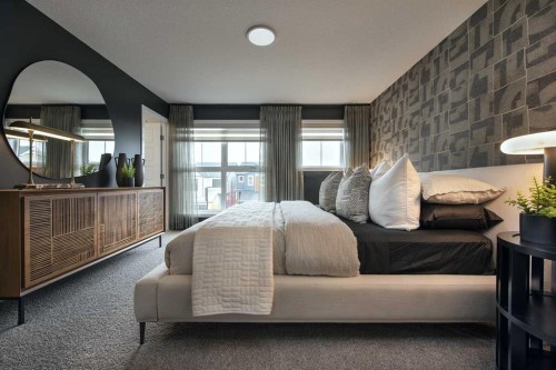 178 Mitchell Road Nw, Calgary, AB - Indoor Photo Showing Bedroom