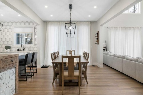 116 Centre Avenue Ne, Airdrie, AB - Indoor Photo Showing Dining Room