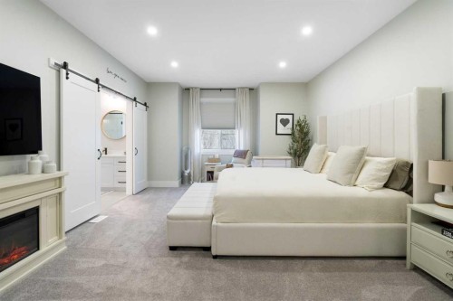 116 Centre Avenue Ne, Airdrie, AB - Indoor Photo Showing Bedroom