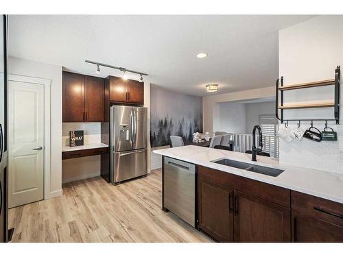 89 Aspen Hills Terrace Sw, Calgary, AB - Indoor Photo Showing Kitchen With Stainless Steel Kitchen With Double Sink