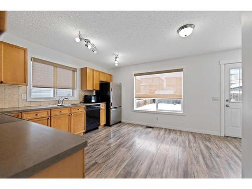 133 Covepark Crescent Ne, Calgary, AB - Indoor Photo Showing Kitchen With Double Sink