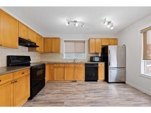 133 Covepark Crescent Ne, Calgary, AB - Indoor Photo Showing Kitchen With Double Sink