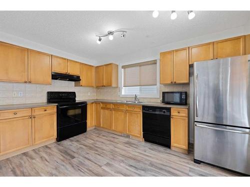 133 Covepark Crescent Ne, Calgary, AB - Indoor Photo Showing Kitchen With Double Sink