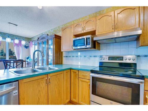 115 Coral Springs Circle Ne, Calgary, AB - Indoor Photo Showing Kitchen With Double Sink