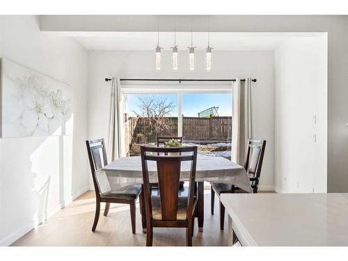 519 Auburn Bay Heights Se, Calgary, AB - Indoor Photo Showing Living Room With Fireplace