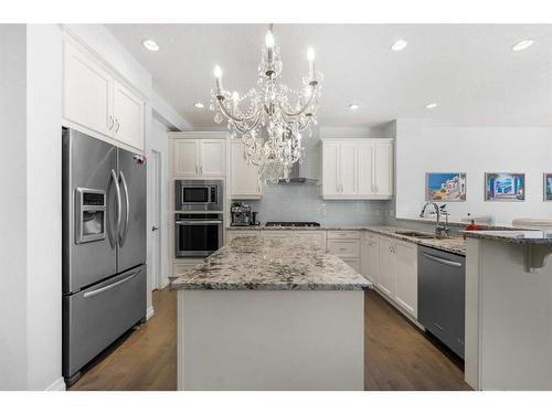 27 Mahogany Passage Se, Calgary, AB - Indoor Photo Showing Kitchen With Upgraded Kitchen