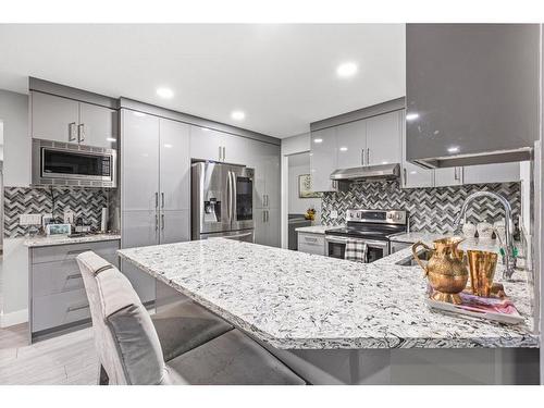 235 California Place Ne, Calgary, AB - Indoor Photo Showing Kitchen With Upgraded Kitchen