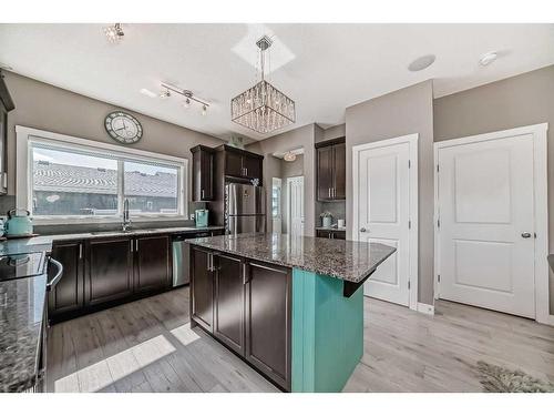 9 Legacy Glen Row Se, Calgary, AB - Indoor Photo Showing Kitchen With Double Sink With Upgraded Kitchen