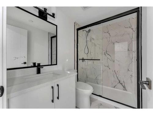 256 Abinger Crescent Ne, Calgary, AB - Indoor Photo Showing Bathroom