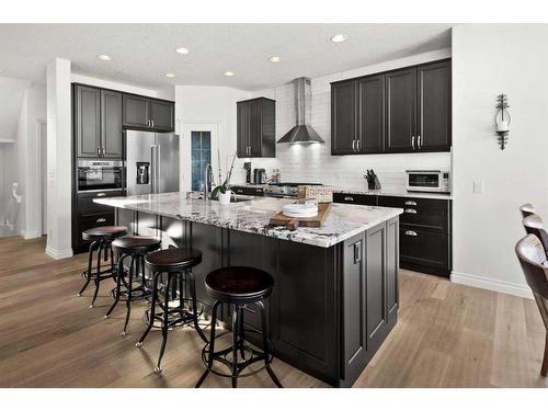 110 Royal Oak Point Nw, Calgary, AB - Indoor Photo Showing Kitchen With Stainless Steel Kitchen With Upgraded Kitchen