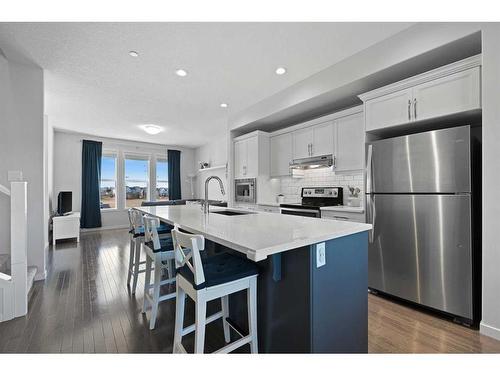 16 Howse Drive Ne, Calgary, AB - Indoor Photo Showing Kitchen With Upgraded Kitchen