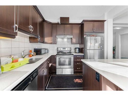 106 Cityscape Way Ne, Calgary, AB - Indoor Photo Showing Kitchen With Stainless Steel Kitchen With Double Sink