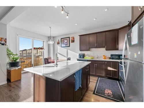 106 Cityscape Way Ne, Calgary, AB - Indoor Photo Showing Kitchen With Double Sink