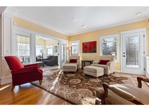 55 Prominence Point Sw, Calgary, AB - Indoor Photo Showing Living Room