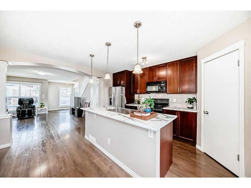 69 New Brighton Green Se, Calgary, AB - Indoor Photo Showing Kitchen With Upgraded Kitchen