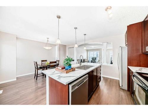 69 New Brighton Green Se, Calgary, AB - Indoor Photo Showing Kitchen With Upgraded Kitchen