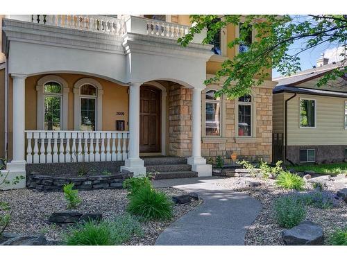 2609 7 Avenue Nw, Calgary, AB - Outdoor With Deck Patio Veranda With Facade