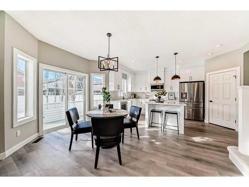 29 Silverado Skies Drive Sw, Calgary, AB - Indoor Photo Showing Dining Room