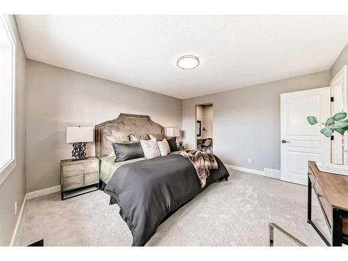 29 Silverado Skies Drive Sw, Calgary, AB - Indoor Photo Showing Bedroom