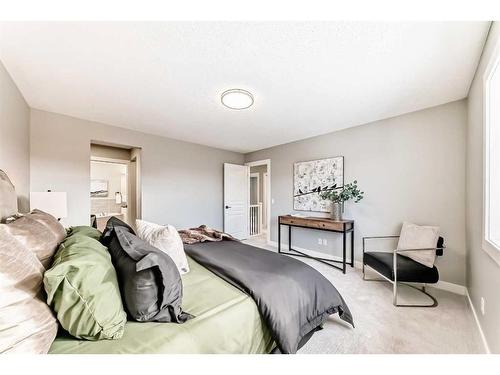 29 Silverado Skies Drive Sw, Calgary, AB - Indoor Photo Showing Bedroom