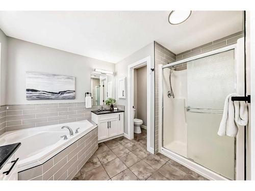 29 Silverado Skies Drive Sw, Calgary, AB - Indoor Photo Showing Bathroom