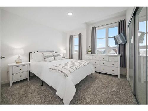 400 Walden Parade Se, Calgary, AB - Indoor Photo Showing Bedroom