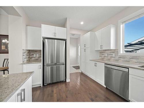 116 New Brighton Grove Se, Calgary, AB - Indoor Photo Showing Kitchen With Stainless Steel Kitchen