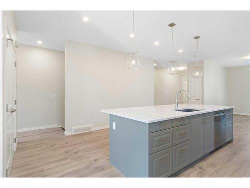 1224 18A Street Ne, Calgary, AB - Indoor Photo Showing Kitchen With Upgraded Kitchen