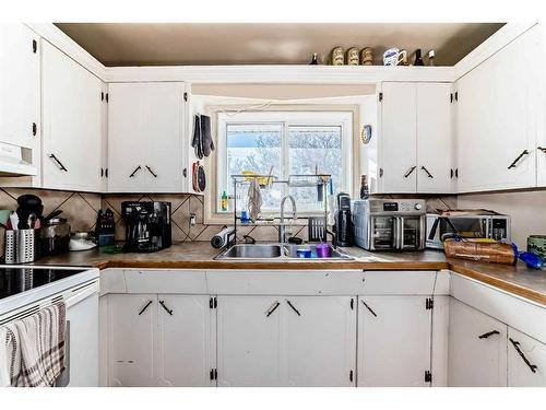 216 Van Horne Crescent Ne, Calgary, AB - Indoor Photo Showing Kitchen With Double Sink