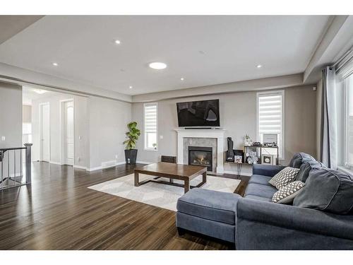 40 Cityscape Crescent Ne, Calgary, AB - Indoor Photo Showing Living Room With Fireplace