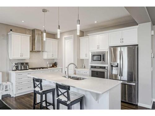 40 Cityscape Crescent Ne, Calgary, AB - Indoor Photo Showing Kitchen With Stainless Steel Kitchen With Double Sink With Upgraded Kitchen