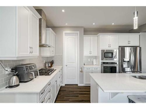 40 Cityscape Crescent Ne, Calgary, AB - Indoor Photo Showing Kitchen With Stainless Steel Kitchen With Upgraded Kitchen