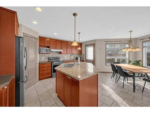 175 Panamount Street Nw, Calgary, AB - Indoor Photo Showing Kitchen With Stainless Steel Kitchen With Double Sink