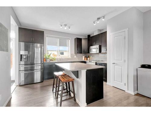 810 Walden Drive Se, Calgary, AB - Indoor Photo Showing Kitchen With Stainless Steel Kitchen With Upgraded Kitchen